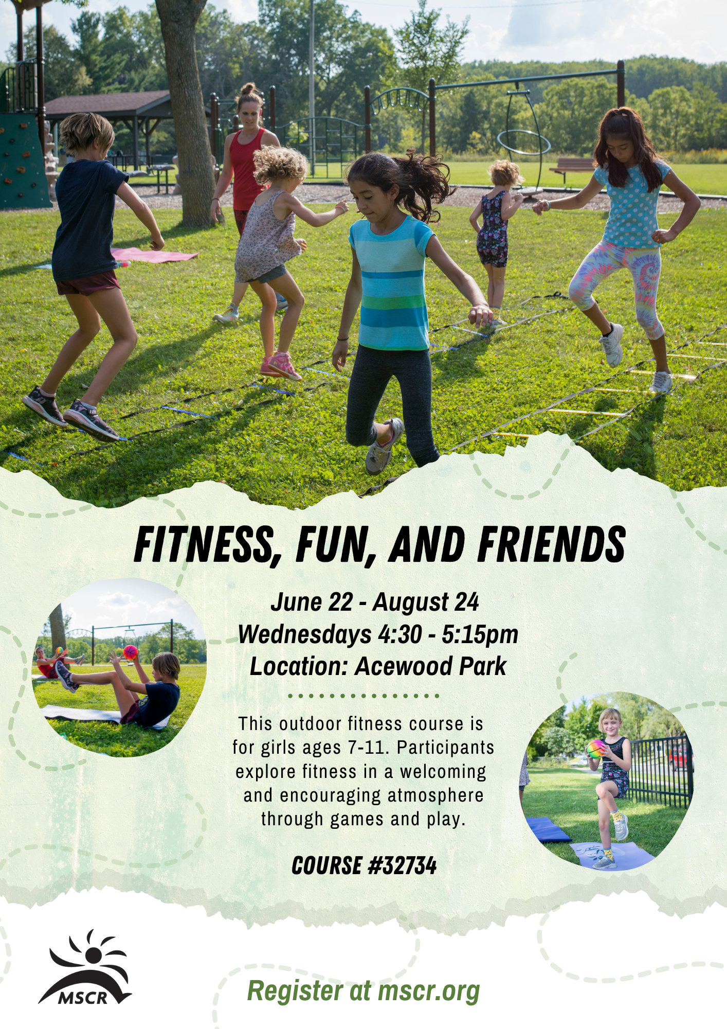Fitness Fun Friends Flyer