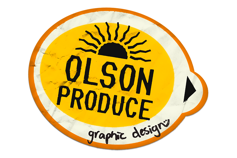 olson produce graphic design